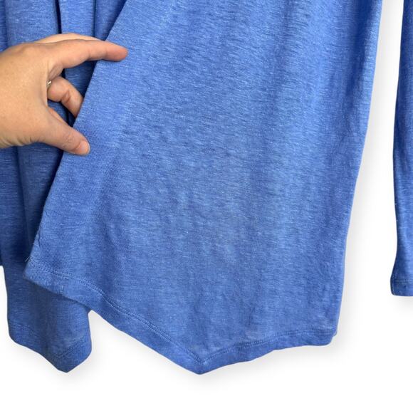J. jill Love Linen 100% Linen Open Front Light Weight Beach Sweater Women's SP - Picture 5 of 8